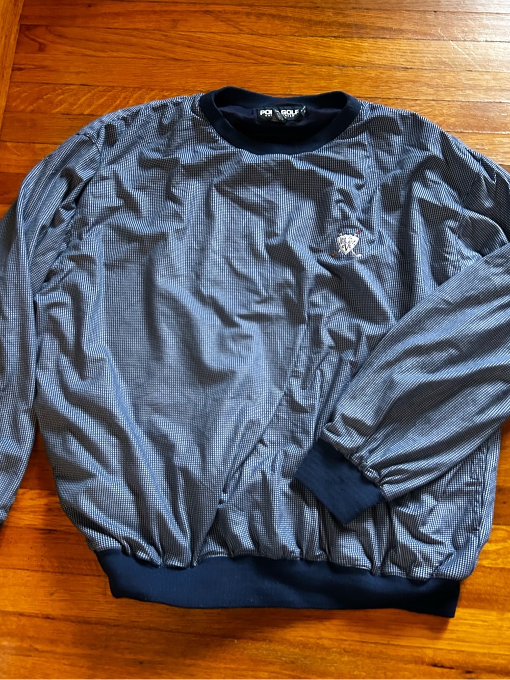 Vtg POLO GOLF by  Ralph Lauren Golf Jacket Men XLarge Windbreaker Crest Pullover